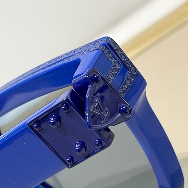 Louis Vuitton 1.1 Millionaires Square Sunglasses LV96006 (Blue) - Image 5