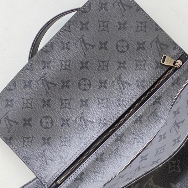 Louis Vuitton 2020 Monogram Eclipse Reverse New Cabas Zippe GM M45379 - Image 8