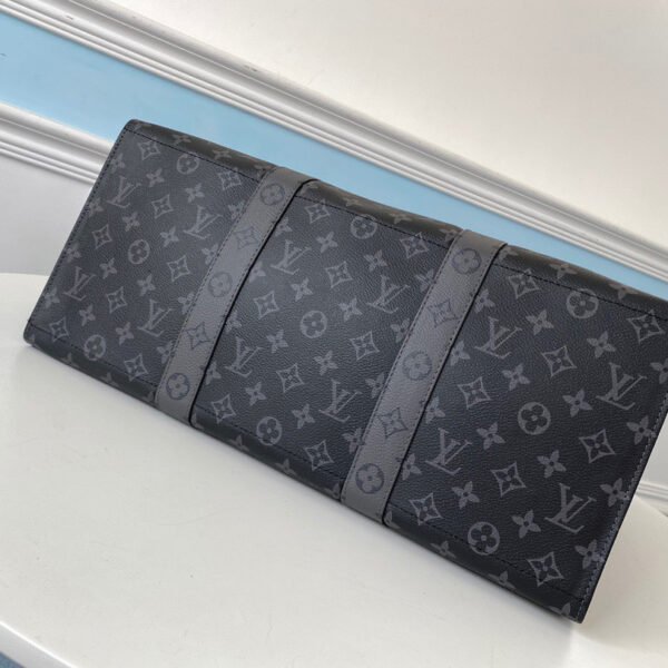Louis Vuitton 2020 Monogram Eclipse Reverse New Cabas Zippe GM M45379 - Image 10