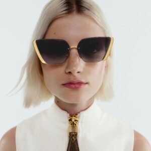 Louis Vuitton LV Moon Metal Cat Eye Sunglasses Z1993U