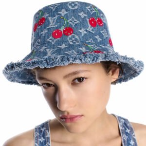 Louis Vuitton x TM Denim Cerise Bucket Hat