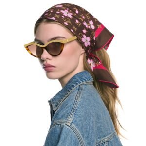 LV x TM Monogram Cherry Blossom Square 70 M96102